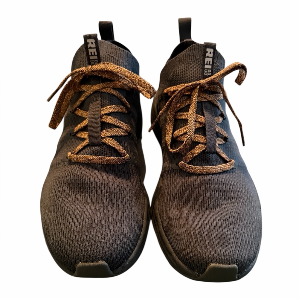 REI Co-op‎ Men’s Knit Sneakers Black Lightweight Casual Shoes Size 10